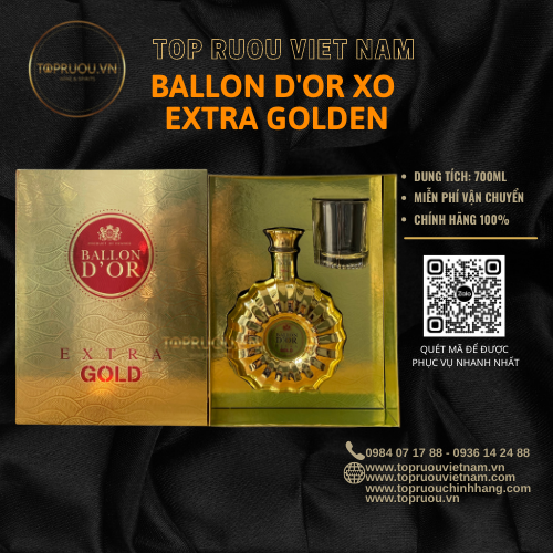 XO Brandy Ballon D’OR EXTRA GOLD – PHÁP 700ML