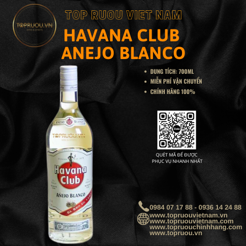 HAVANA CLUB ANEJO BLANCO ( TRẮNG )