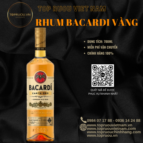 RHUM BACARDI VÀNG