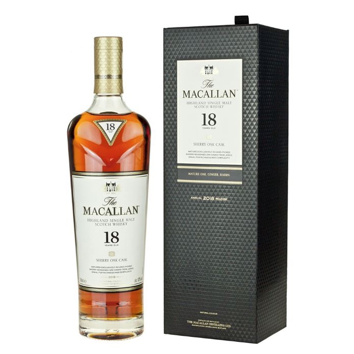 WHISKY MACALLAN 18 SHERRY OAK CASK 700ML – 43% – SCOTLAND