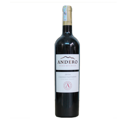 VANG ĐỎ ANDERO – CHILE 750ML