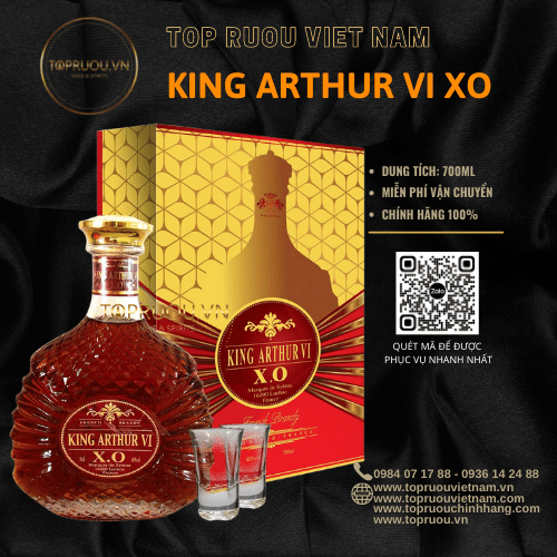 BRANDY KING ARTHUR VI XO