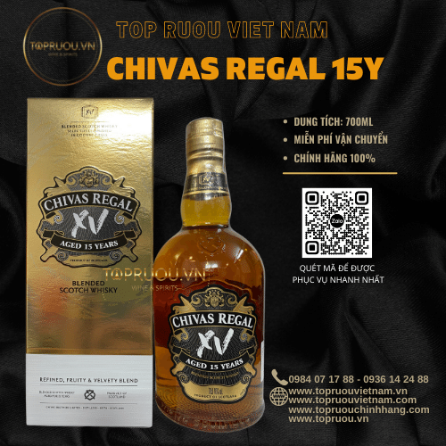 Whisky Chivas Regal 15 – 700ml – 40% – Scotland