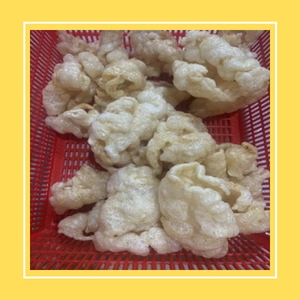 FRIED FISH MAW (SMALL ROUND SHAPE)