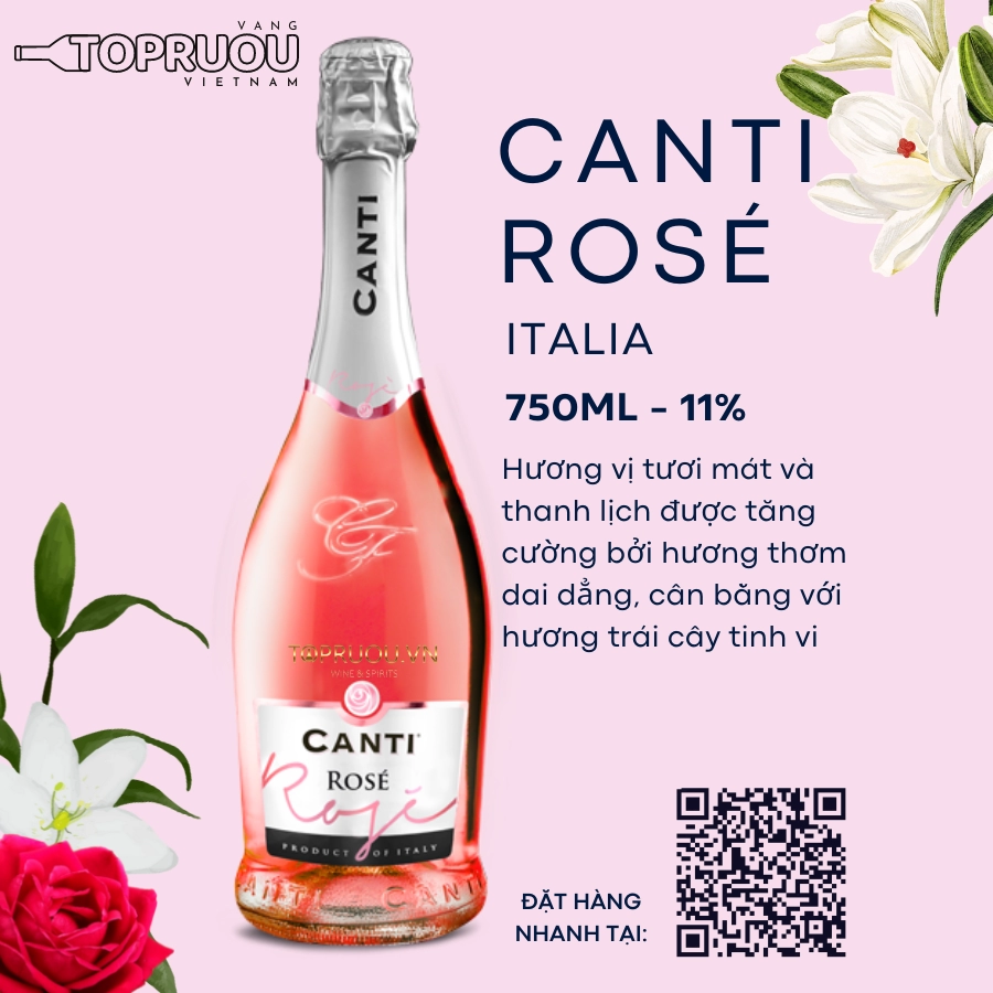 VANG CANTI ROSÉ 750ML – ITALIA – 11%