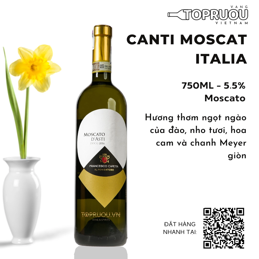 VANG CANTI MOSCAT 750ML – ITALIA – 5.5%