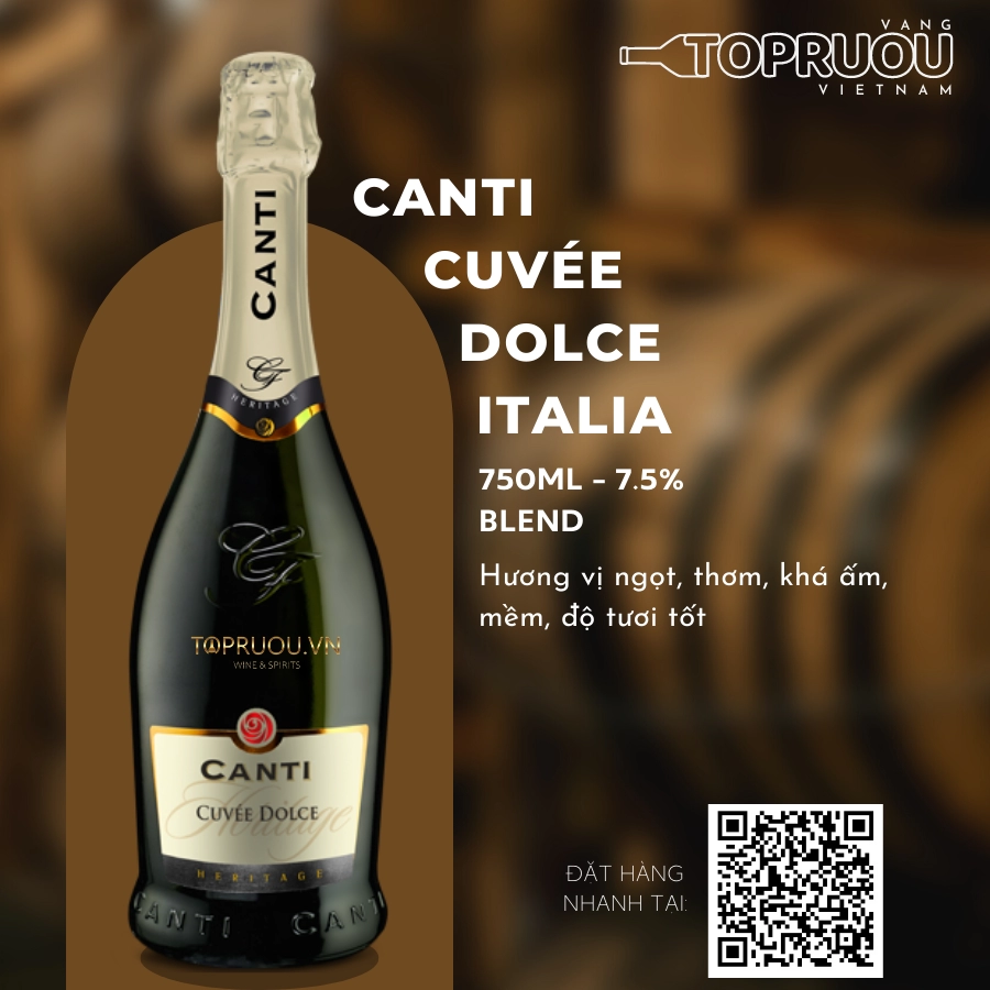VANG CANTI CUVEE DOLCE 750ML – ITALIA – 7.5%