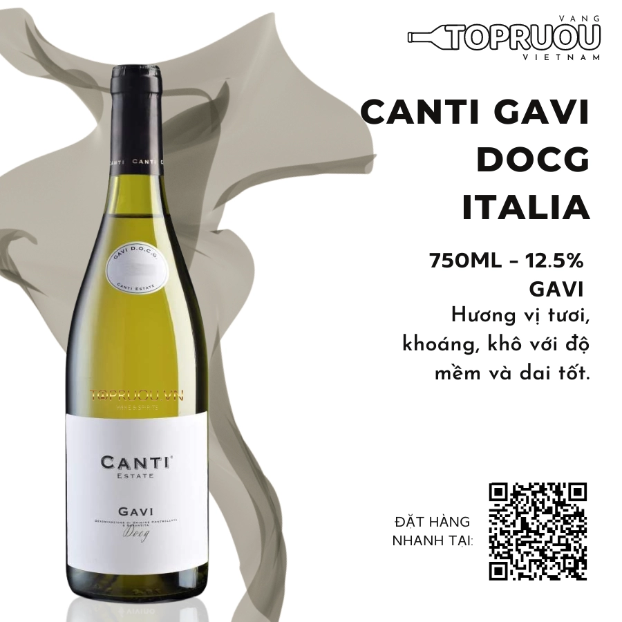 VANG CANTI GAVI DOCG 750ML – ITALIA – 12.5%