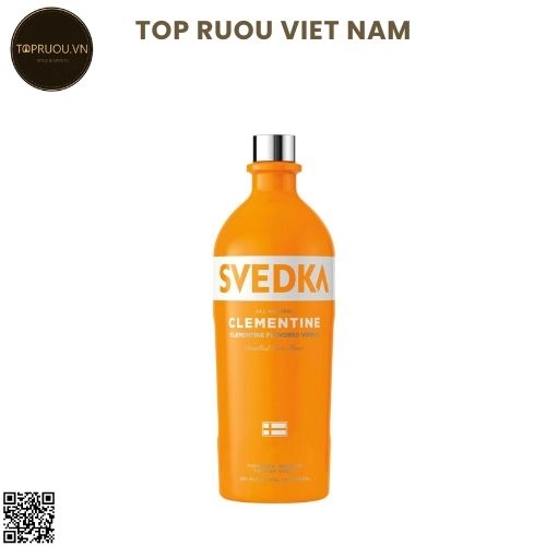 Vodka Svedka Clementine 750ml – 35% – Thụy Điển