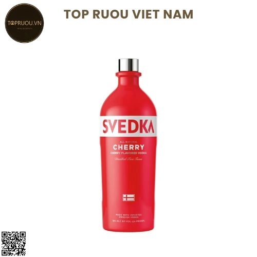 Vodka Svedka Cherry  750ml – 35% – Thụy Điển