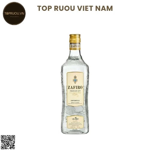 Gin Zafiro Classic – 700ml – 37,5% – Tây Ban Nha