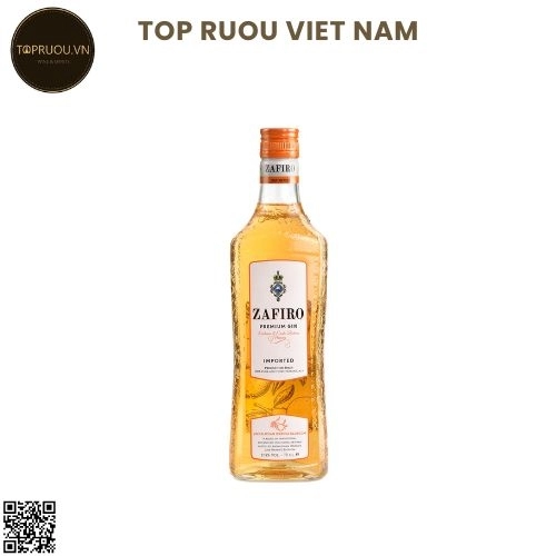 Gin Zafiro Orange – 700ml – 37,5% – Tây Ban Nha