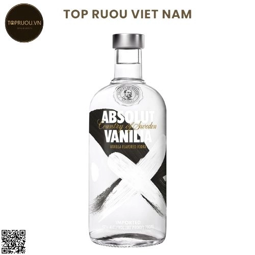 Vodka Absolut Vanila (Vani) – 700ml – 40% – Thụy Điển