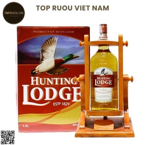 Kệ gỗ Whisky Hunting Lodge – 1500ml – 40% – Scotland