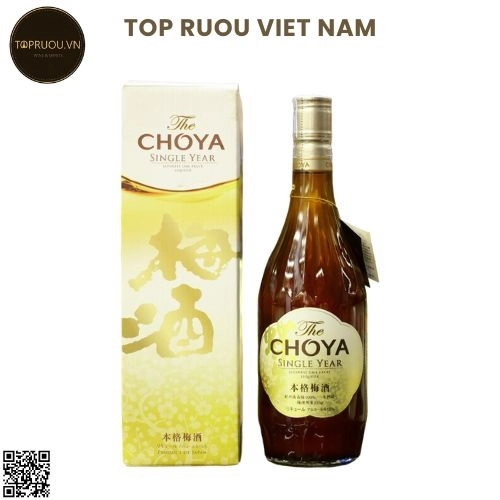 Rượu Mơ Choya Single Year – 720ml – 15% – Nhật Bản