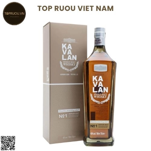 Whisky Kavalan No.1 Distillery Select – 700ml – 40% – Đài Loan