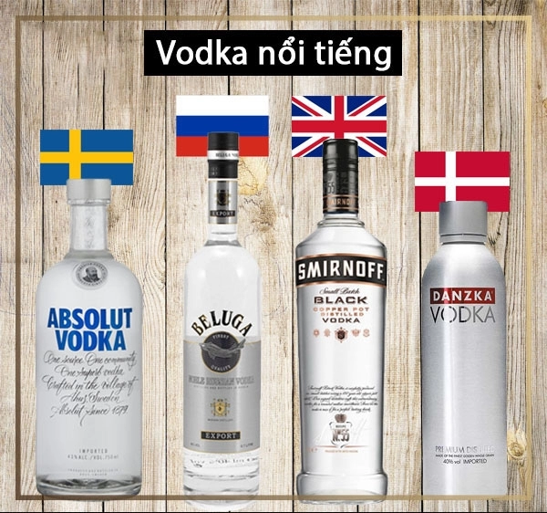 Tìm hiểu về rượu Vodka