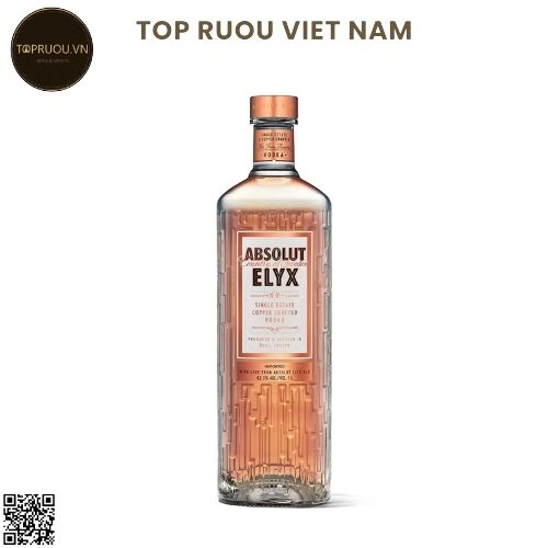 Vodka Absolut Elyx – 1000ml – 40% – Thụy Điển