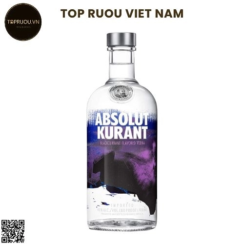 Vodka Absolut Kurant (Nho) – 700ml – 40% – Thụy Điển