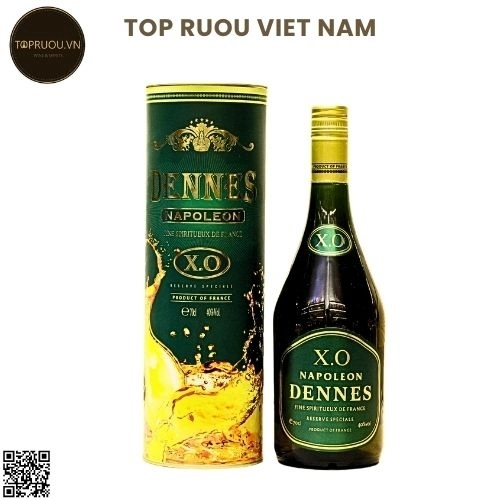 Brandy XO Dennes Napoleon (Dạng Chai) – 700ml – 40% – Pháp