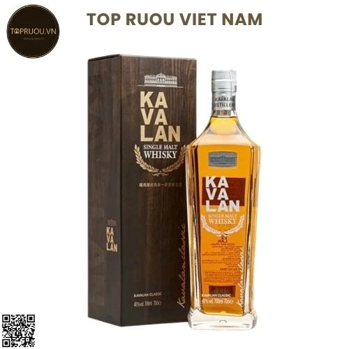 Kavalan Classic Single Malt – 700ml – 40% – Đài Loan