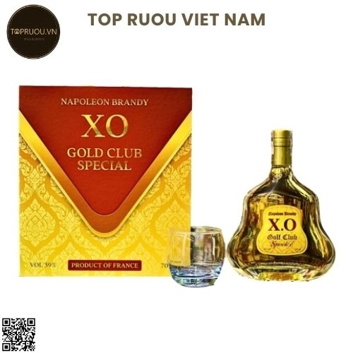 Brandy Xo Gold Club – 700ml – 40% – Pháp