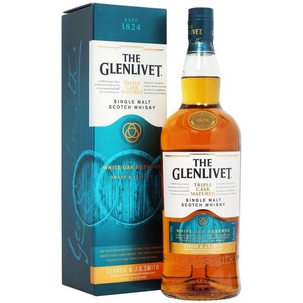 Whisky Glenlivet Triple Cask Matured – White Oak Reserve 1000ml – 40% – Scotland