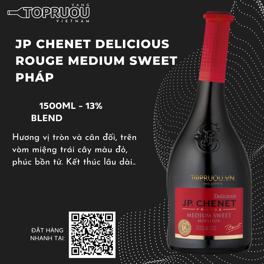 JP CHENET DELICIOUS Rouge Medium Sweet 1500ML