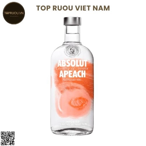 Vodka Absolut Apeach (Đào) – 750ml – 40% – Thụy Điển