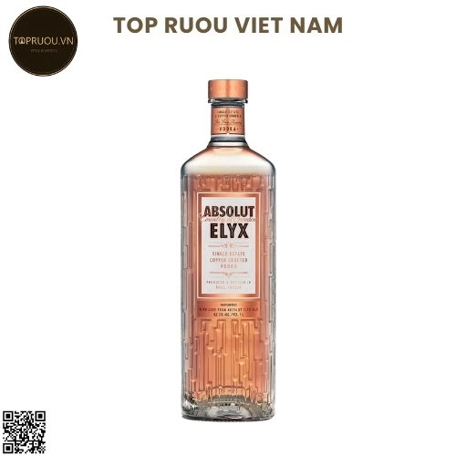 Vodka Absolut Elyx – 750ml – 40% – Thụy Điển