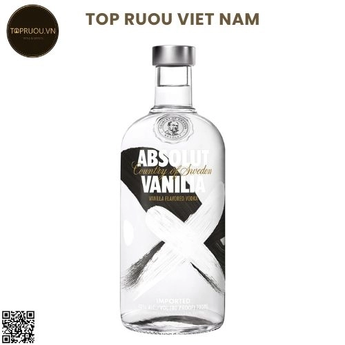 Vodka Absolut Vanila (Vani) – 700ml – 40% – Thụy Điển