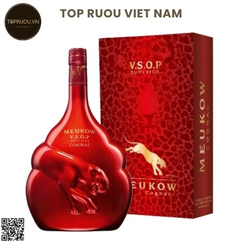 Cognac Meukow VSOP Superior Red – 700ml – 40% – Pháp