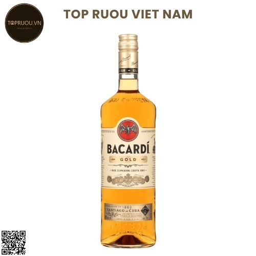 Rum Bacardi Gold – 1000ml – 40% – Cuba