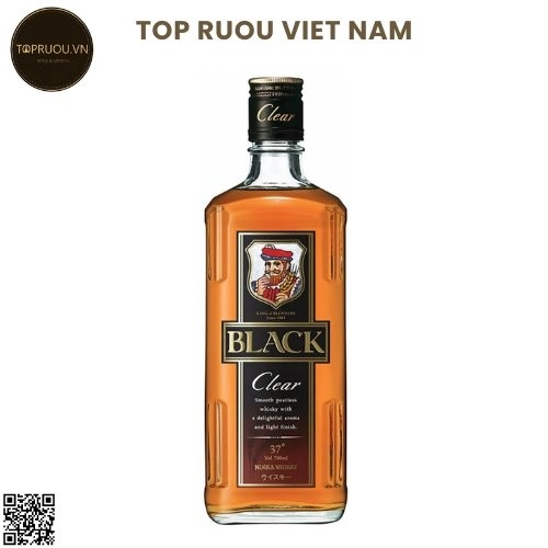 Whisky Black Nikka Clear – 720ml – 37% – Nhật Bản