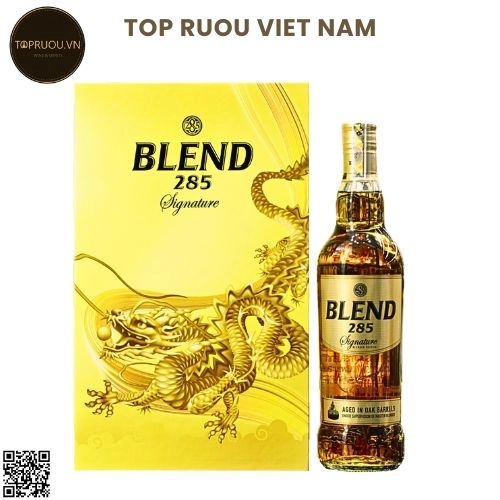 Whisky Blend 285 Signature Hộp Qùa (Kèm Túi Giấy Hãng) – 700ml – 35% – Thái Lan