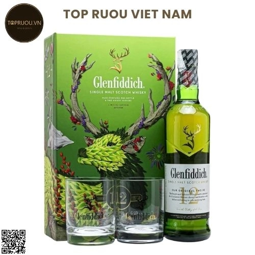 Whisky Glenfiddich 12 Hộp Quà F24 – 700ml – 40% – Scotland