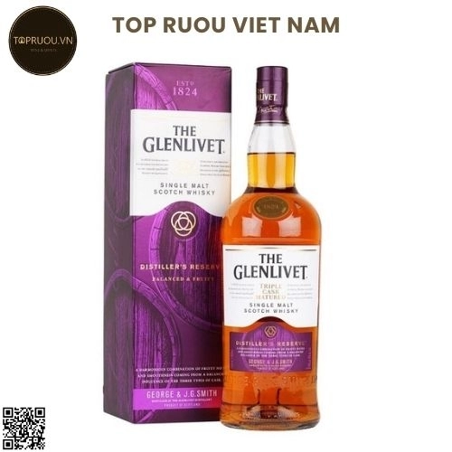 The Glenlivet 1824 Triple Cask Matured (Tím) – 1000ml – 40% – Scotland