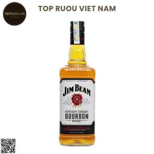 Whisky Jim Beam White – 750ml – 40% – Mỹ