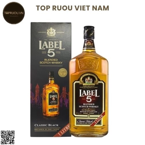 Whisky Label 5 Classic Black – 1000ml – 40% – Scotland