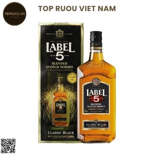 Whisky Label 5 Classic Black – 700ml – 40% – Scotland