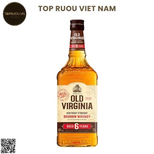 Whisky Old Virginia Bourbon 6 Years – 700ml – 40% – Mỹ