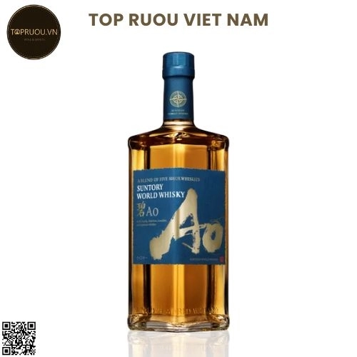 Whisky Suntory World Ao – 700ml – 43% – Nhật Bản