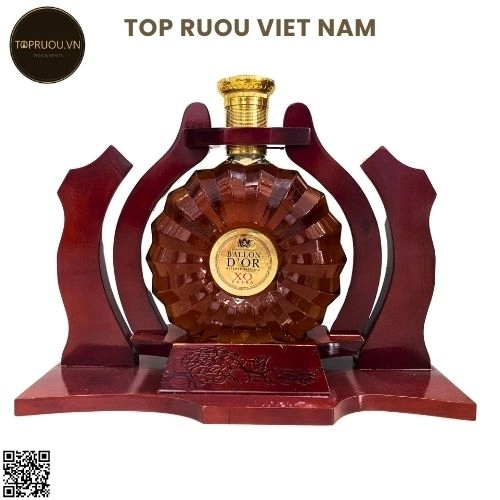 Kệ Gỗ Brandy XO Ballon D’or Extra – 3000ml – 40% – Pháp