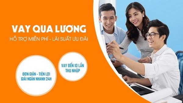 Vay tiền bằng bảng lương công ty